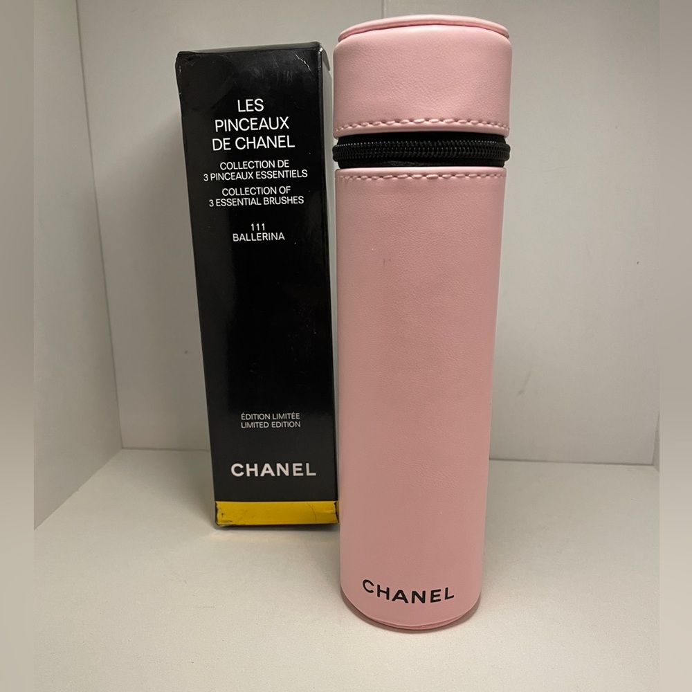 Chanel Makeup Brush Set - Black and Pink